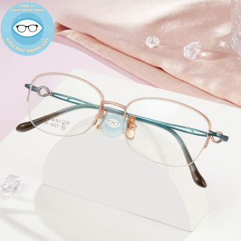 Gọng kính kim loại mã 9021